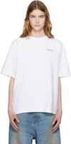 Off-white White Logo T-shirt In White