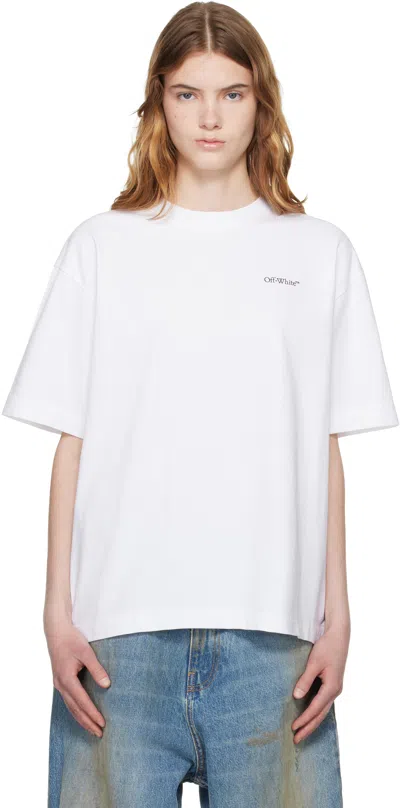 Off-white Half Arrow Skate T-shirt In White