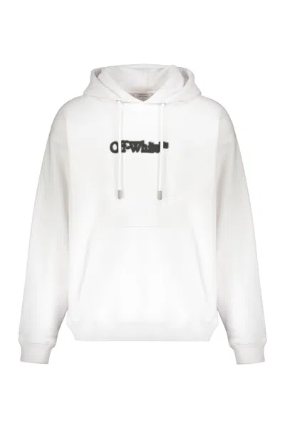 Off-white White Hoodie, Modern Style