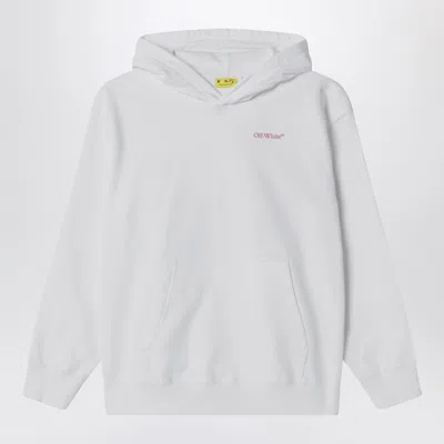 Off-white Kids' White Hoodie With Arrow Motif