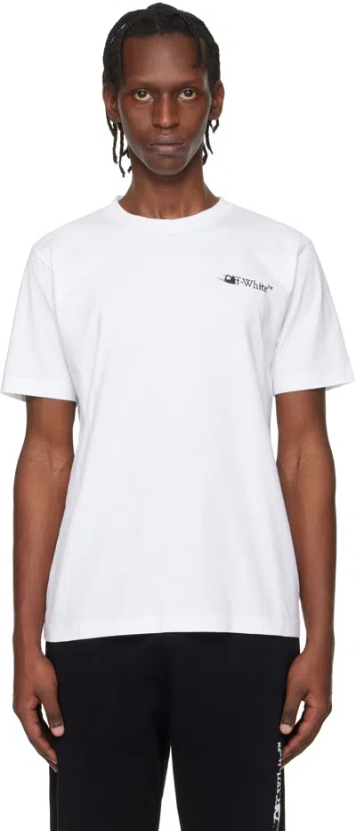 Off-white White Ink Arrow Slim Logo T-shirt