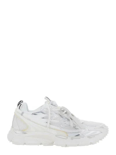 OFF-WHITE MEN WHITE LACE UP SNEAKERS