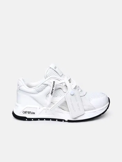 Off-white White Leather Blend Sneakers