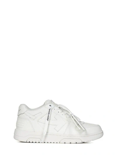 Off-white White Leather Low Sneakers
