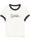 Off-white Logo Embroidered T-shirt
