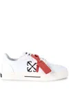 OFF-WHITE WHITE NEW LOW VULCANIZED CANVAS SNEAKERS