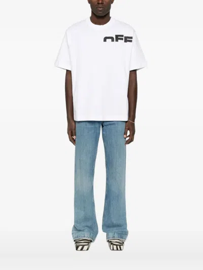 Off-white White Off Split T-shirt