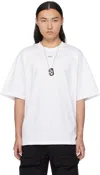 Off-white White 'off' Stamp Over T-shirt In White Black