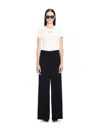 Off-white Off Stamp Ribbed T-shirt In White