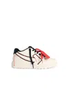 Off-white Stitched Arrow Sneakers In White