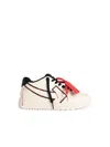Off-white Smooth Leather Sneakers In Multi