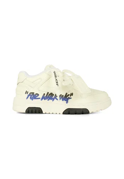Off-white Kids' White Out Of Office Sneakers For Boy With Arrow