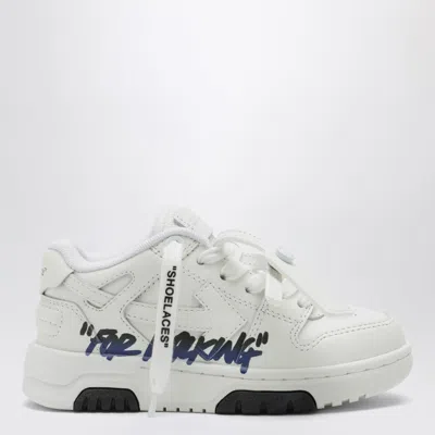 Off-white Kids' White Out Of Office Sneakers With For Walking Print
