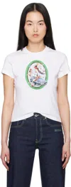 Off-white Fresco Oval T-shirt In White Multicolor