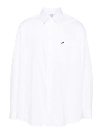 Off-white White Poplin Button Shirt