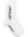 Off-white Bookish' White Cotton Blend Socks In White