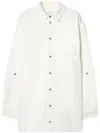 Off-white Off White Embroidered Overshirt In White