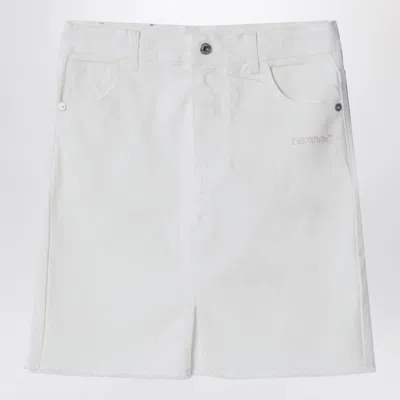 Off-white Kids' White Skirt With Arrow Motif