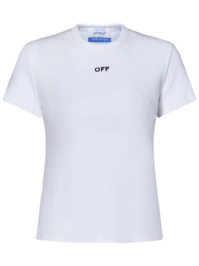 Off-white White Slim Fit T-shirt