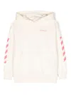 Off-white Felpa Con Cappuccio Classic Arrow Tab In White