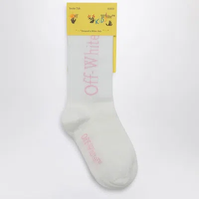 OFF-WHITE WHITE SOCKS WITH LOGO