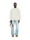 Off-white White Starry Arrow Knit Sweater In White