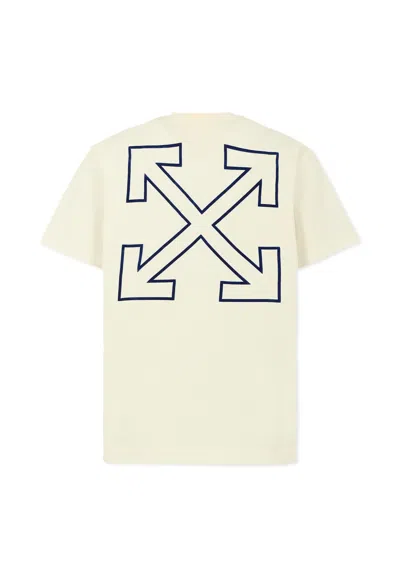 Off-white Kids' White T-shirt For Boy With Arrows