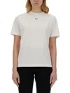 Off-white White T-shirt With Geometric Logo Design