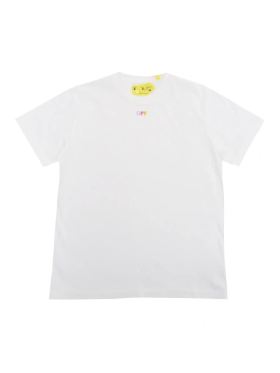 Off-white White T-shirt With Logo