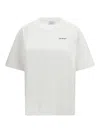 Off-white White Logo T-shirt In White