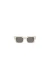 Off-white Square Frame Sunglasses In White