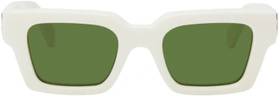 Off-white White Virgil Sunglasses In 0155 White
