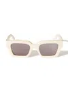 Off-white White/dark Gray Virgil Sunglasses