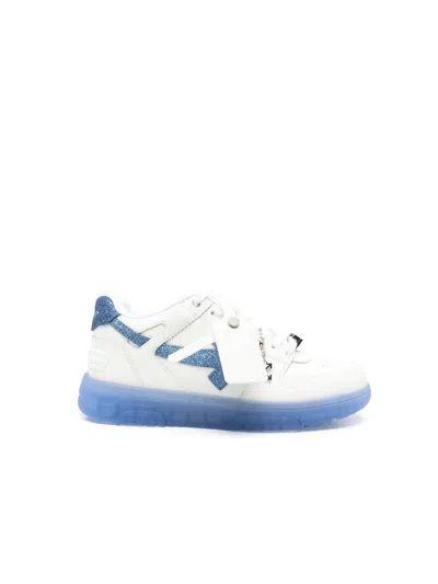 Off-white White/dusty Blue Out Of Office Metal