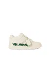 Off-white White/jet Green Out Of Office "for Walking" In Neutral