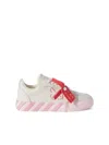 Off-white Low Vulcanized Leather Sneakers In White