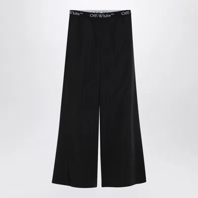 Off-white Wide Black Nylon Pants Women
