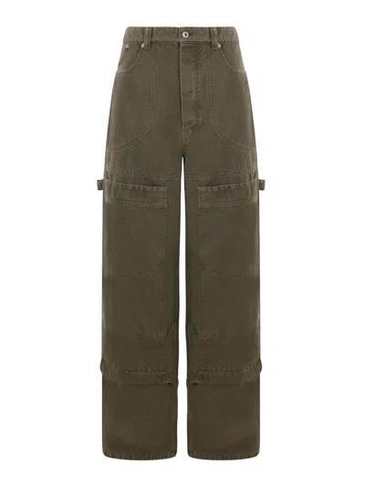 Off-white Jeans Boot-cut - Marrón Claro In Green