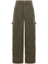Off-white Off White Men Cargo Pants In Cotton In グリーン