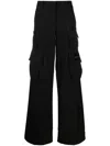 Off-white Black Virgin Wool Toybox Cargo Pants In Black