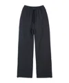 Off-white Wide-leg Cotton Track Pants In Black