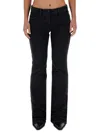 Off-white Wide Leg Jeans In Blue