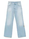 Off-white Wide-leg Jeans In Blue
