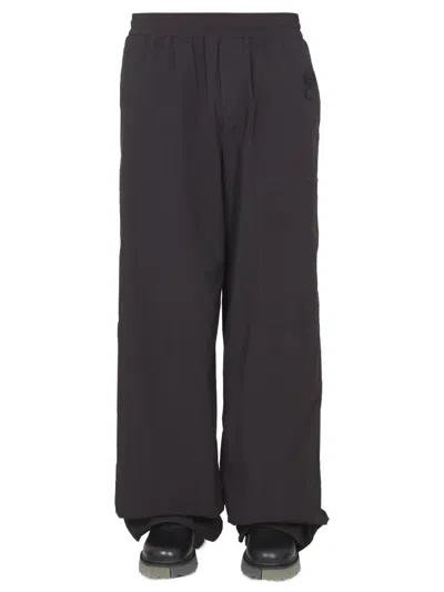 Off-white Wide Leg Pants In Black