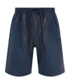 Off-white Diag Tab Vintage Skate Sweatshorts In Blue