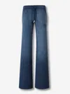 Off-white Wide Straight Joggers In Blue