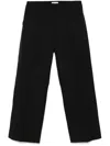 Off-white Wide Trousers In Black