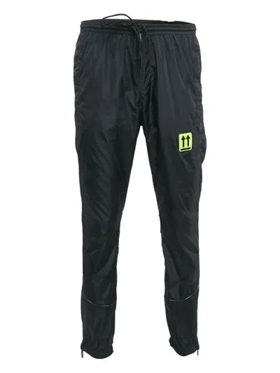 Pre-owned Off-white Windbreaker Track Pants In Black
