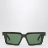 Off-white Windsor Logo-plaque Sunglasses In Green
