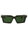 Off-white Windsor Logo-plaque Sunglasses In Military Green Green